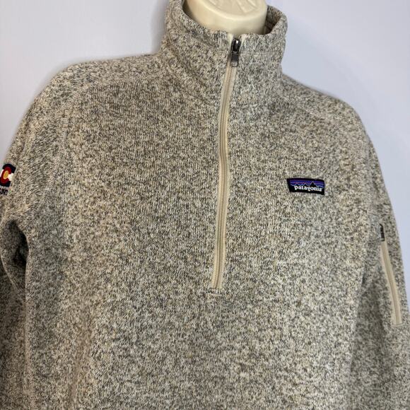Patagonia Women's Better Sweater 1/4-Zip Fleece Pull Over Sweatshirt L - Picture 9 of 12